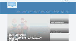 Desktop Screenshot of dzieciakom.org